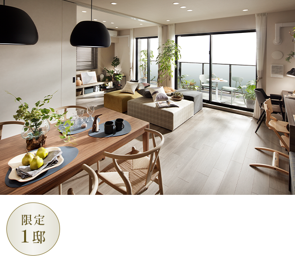 4LDK 81㎡超 南向き・角部屋 家具付きモデルルーム販売開始！！