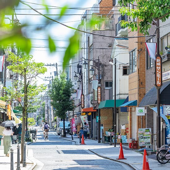 武蔵新城サンモール商店街（約1,560m）