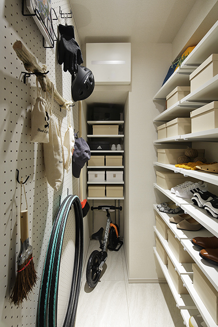 Shoes in Closet