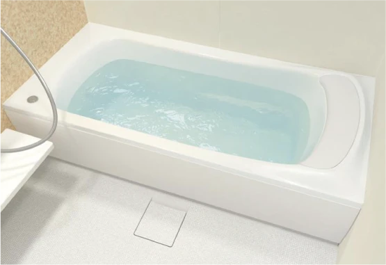 お掃除ラクラク人大浴槽