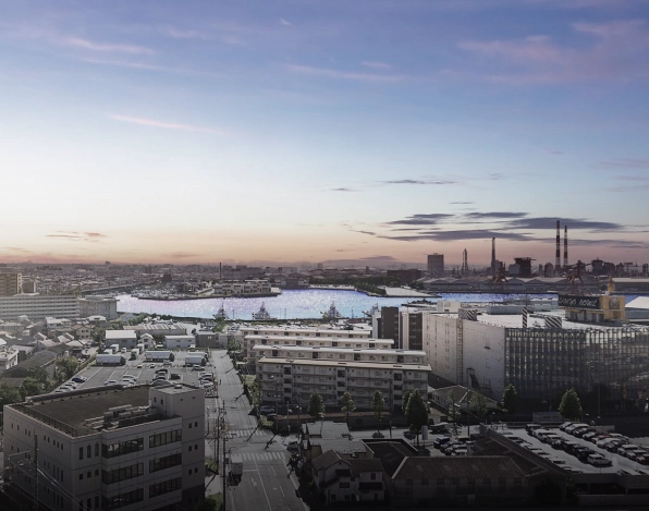 海と朝日を一緒に眺められる