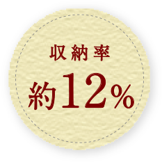 収納率12% 標準仕様