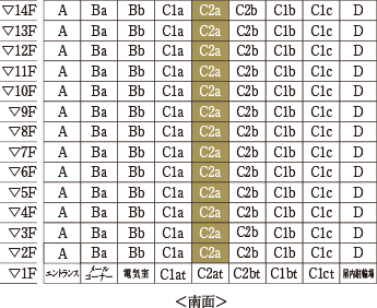 立面図 C2a TYPE