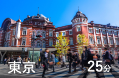 東京 25分
