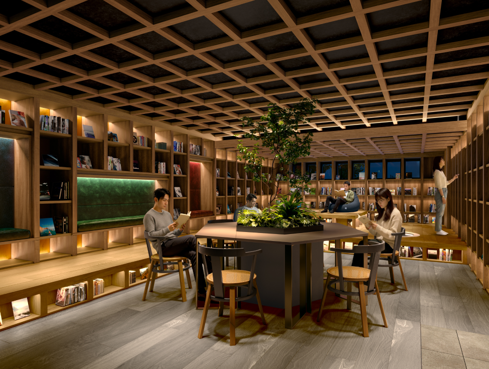 ほんのラウンジ完成予想CG