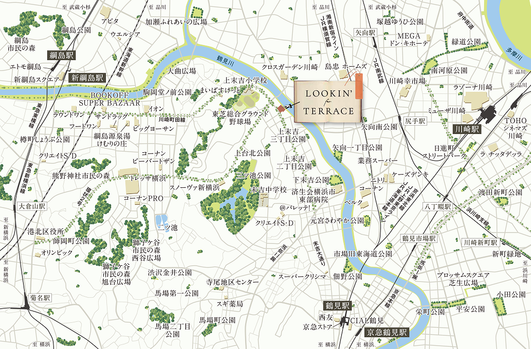 現地案内図