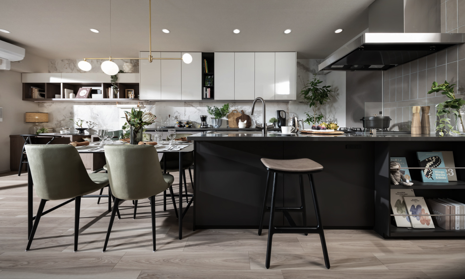 フルオープンキッチン