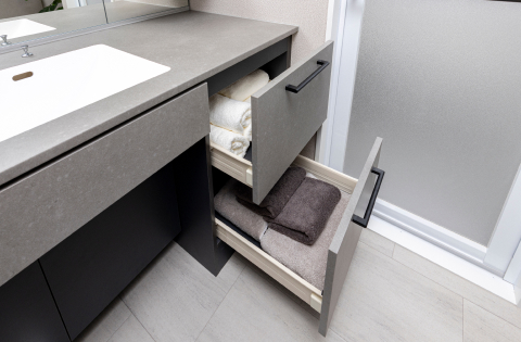 カウンター下収納