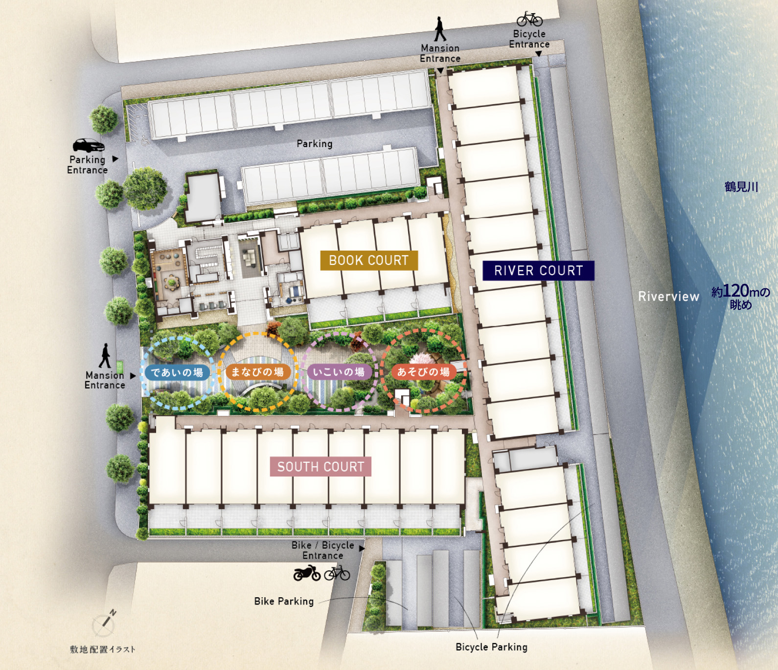 敷地配置イラスト