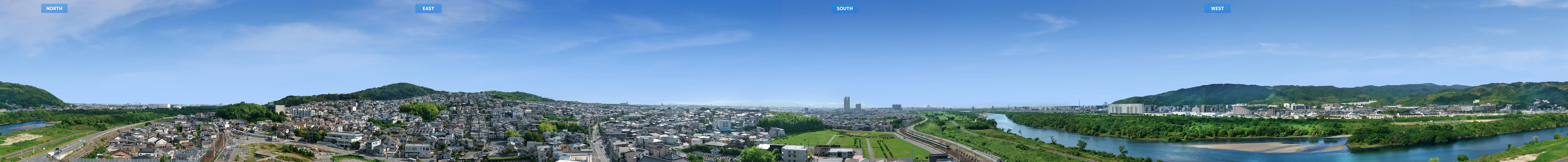 マンション眺望パノラマ 昼景