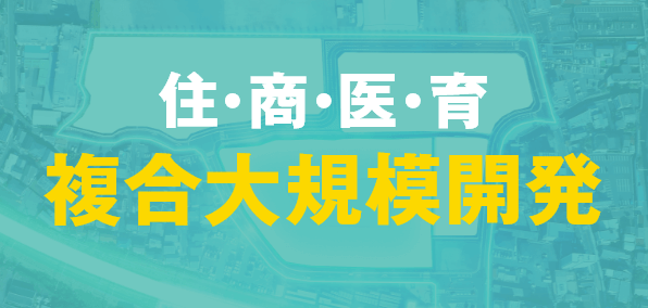 住・商・医複合大規模開発